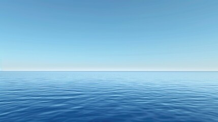 a serene blue water background, capturing the calm and tranquil essence of clear, still waters.