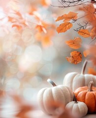 Poster - Autumn Pumpkins