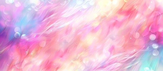 Poster - soft pastel tones create an abstract motion blur background suitable for valentine s theme with copy