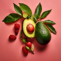 Wall Mural - fruits and vegetables