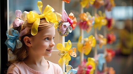 Canvas Print - a children's hair accessories store 