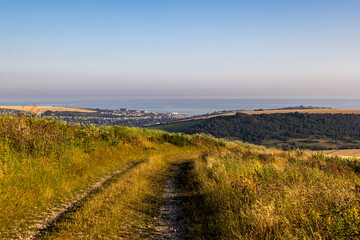 Wall Mural - A view towards the Sussex coast from the South Downs