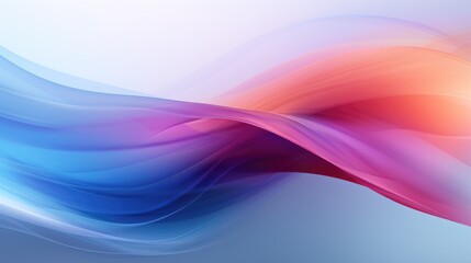 Wall Mural - Bright, flowing motion with gradient hues