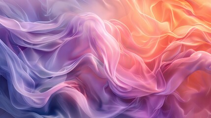 Wall Mural - Bright, flowing motion with gradient hues