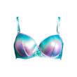 © panophotograph - Iridescent mermaid scale bra shimmering magically pearlescent pastel hues aquatic fantasy presen
