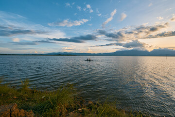 Wall Mural - Kwan Phayao Lake in Thailand