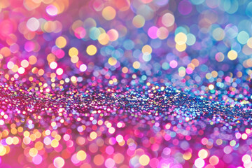vibrant abstract background with multicolored sparkling glitter