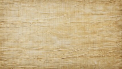 Wall Mural - softly lit, high-contrast papyrus texture with subtle wrinkles and gentle creases, warm beige color 