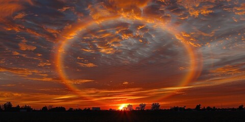 Wall Mural - Sunset Halo