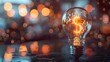 © SoGood - Economic insights, light bulb with dollar sign, 3D illustration, idea concept, copy space, more clarity with clear light and sharp focus , high detailed ,
