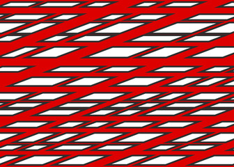 Poster - Abstract background with random square stripe pattern