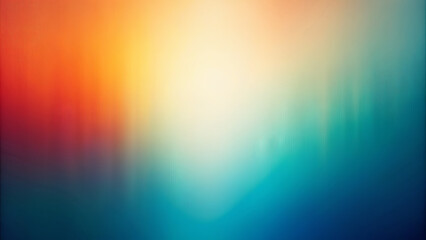 Poster - A vivid abstract background features blended colors that create a soft, dreamy atmosphere with gradients transitioning seamlessly