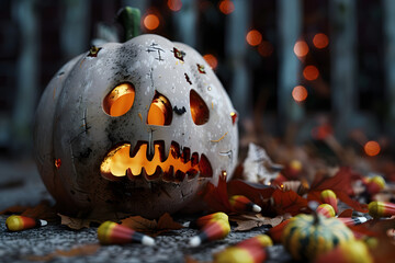 Wall Mural - happy halloween