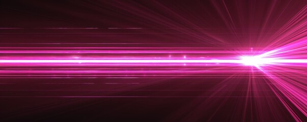 Sticker - Abstract Transcendent Pink glowing light effect 