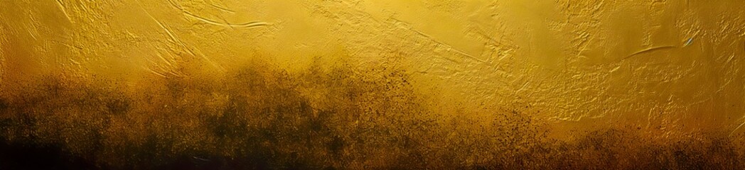 Luxury vintage, decayed textured background in gold and black. The black is mixing beautifully into golden surface.