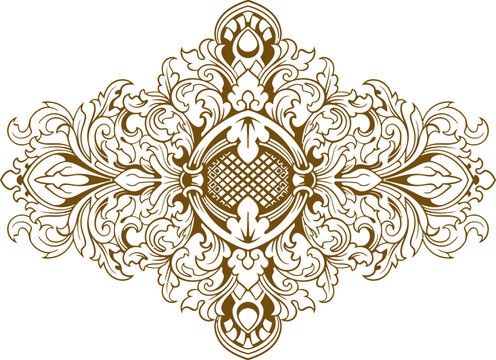 Baroque engraved. Victorian floral ornamental borders, vintage decorative frame elements. Vector illustration royal set for wedding invitation and greeting cards, ornaments romantic invitations