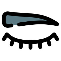 Poster - eyelash icon