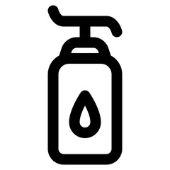 Canvas Print - hair conditioner icon