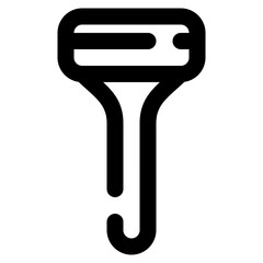 Poster - razor icon