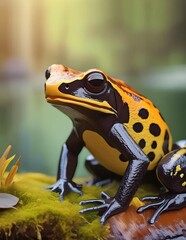 frog on a leaf