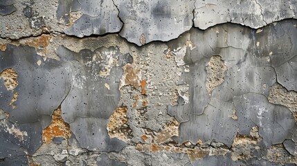 Wall Mural - Long lasting concrete surface prone to corrosion