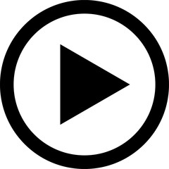 Fototapete - Black arrow icon sign isolated on transparent background.