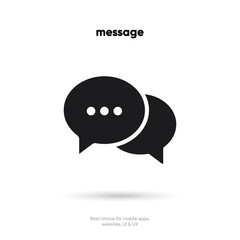 Aufkleber - New message notification concept on realistic smartphone mockup. New email pop up. Incoming, open messaging. Chatting, mail, post, letter symbol, sign, emblem with new notification for UI UX website