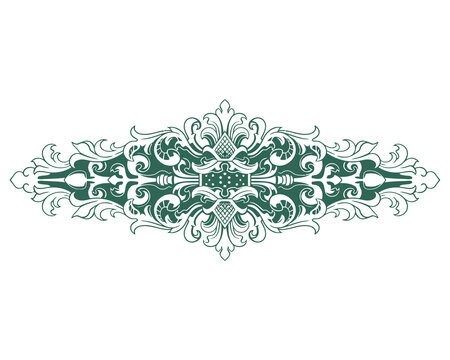 Baroque engraved. Victorian floral ornamental borders, vintage decorative frame elements. Vector illustration royal set for wedding invitation and greeting cards, ornaments romantic invitations