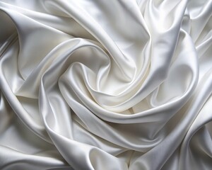 Beautiful white cotton silk fabric texture background