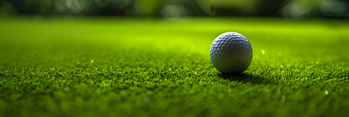 Wall Mural - Golf ball on the golf course