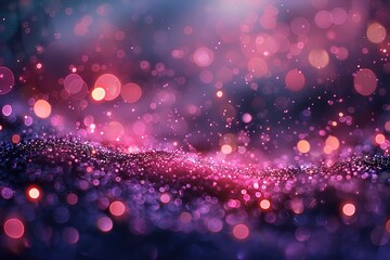 Wall Mural - A purple background with many small pink dots