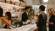 © Matthias - Intimate cocktail party with sleek modern bar