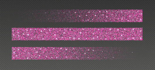Wall Mural - pink glitter brush strokes, shimmer spray effect, luxury shimmery particles, festive holiday sparkle