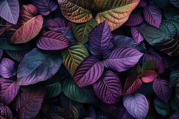 Sticker - Close-up of mixed leaves