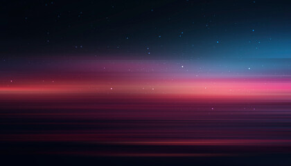 Wall Mural - abstraction with rays and neon. futuristic empty stage.