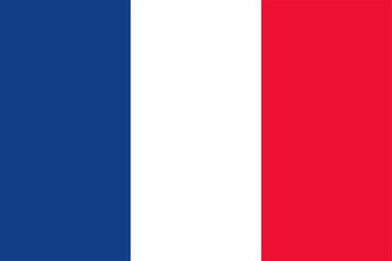 france flag scalable vector graphic eps. rectangle french flag illustration. france country flag is 