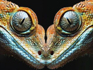 Canvas Print - close up of a dragon