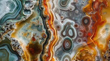 Aufkleber - Ocean jasper from Indonesiajasper stone from Indonesia which at first glance is similar to ocean jasper from Madagascar : Generative AI