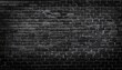 © Seamus - wide old black shabby brick wall texture dark masonry panorama brickwork panoramic grunge background