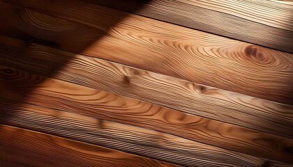 Wall Mural - abstract wooden texture with shadows overlay clean and modern background texture