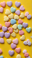 Poster - heart shaped candy