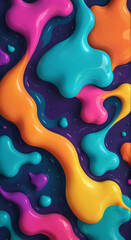 Wall Mural - colorful jelly beans