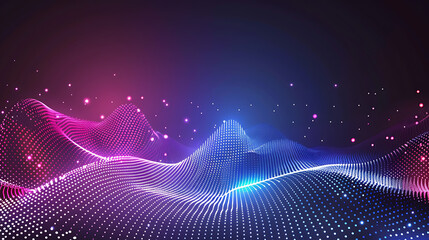Aufkleber - Abstract dot point connect with gradient line .design , internationalization social network or business big data connection technology concept .