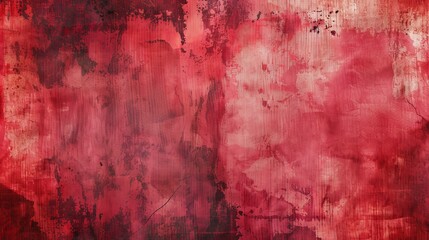 Poster - Abstract red watercolor paper textured illustration for grunge design, vintage card, templates