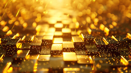Poster - Background in gold