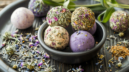 Aufkleber - Massage with herbal balls