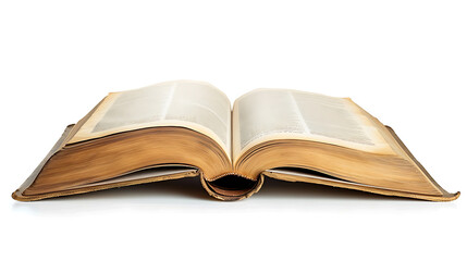 Aufkleber - open book isolated on white background