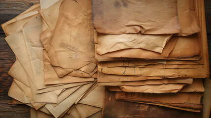Aufkleber - Vintage Paper Texture Pack Old Retro Book Pages