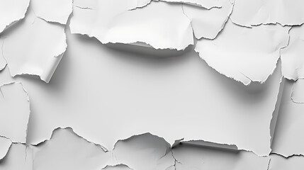 Aufkleber - white news paper ripped message background