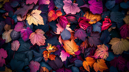 Aufkleber - the colorful leaves